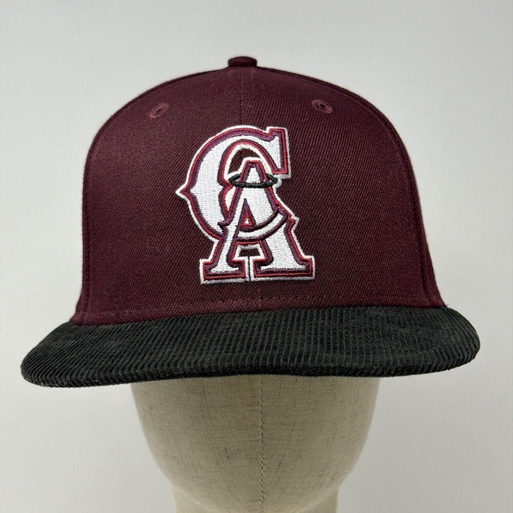 New Era California Angels 59FIFTY 35th Anniversary Corduroy Hat 7 3/8